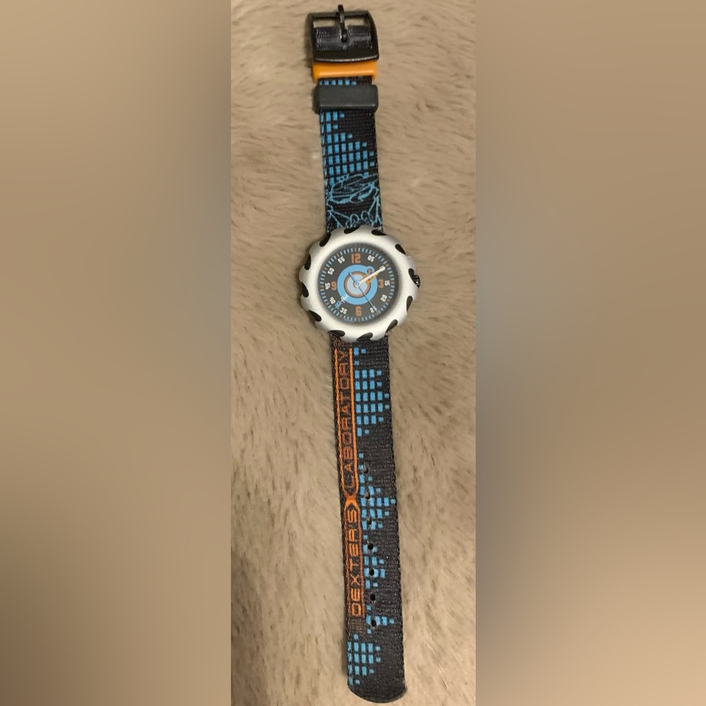 Dexter’s Laboratory Flik Flak Unisex Kids Watch, Great Condition,Needs Battery